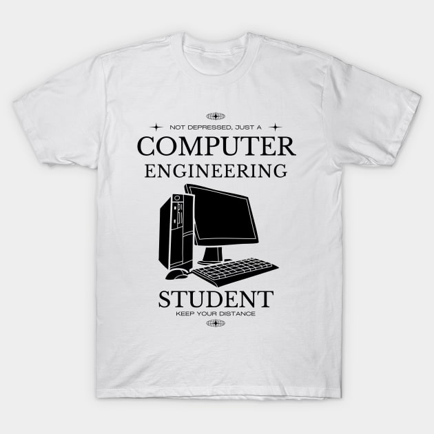 Computer Engineering - White Version - Engineers T-Shirt by Millusti